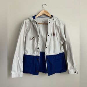 J. Crew Factory Hooded Utility Jacket